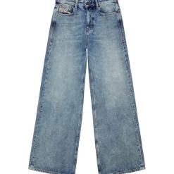 Diesel D Sire Wide Leg Jeans in Blue