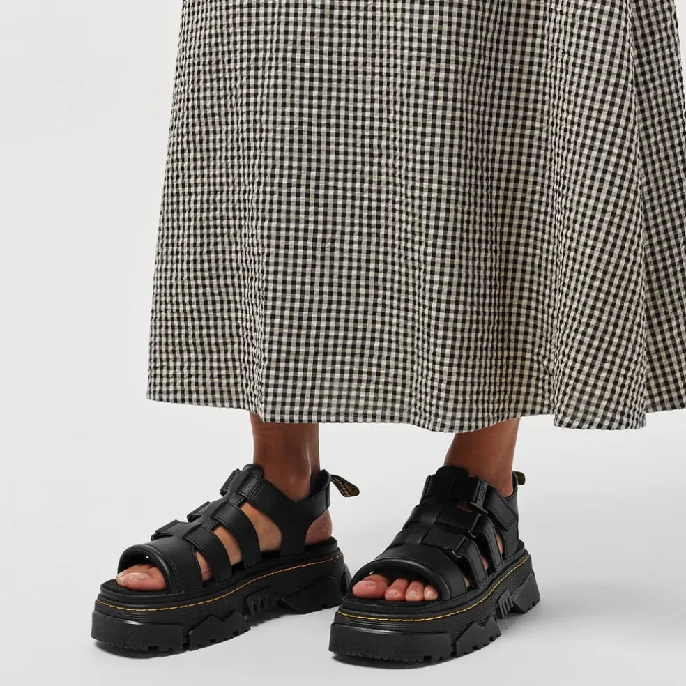 Dr Martens Mattison Gladiator Sandal in Black