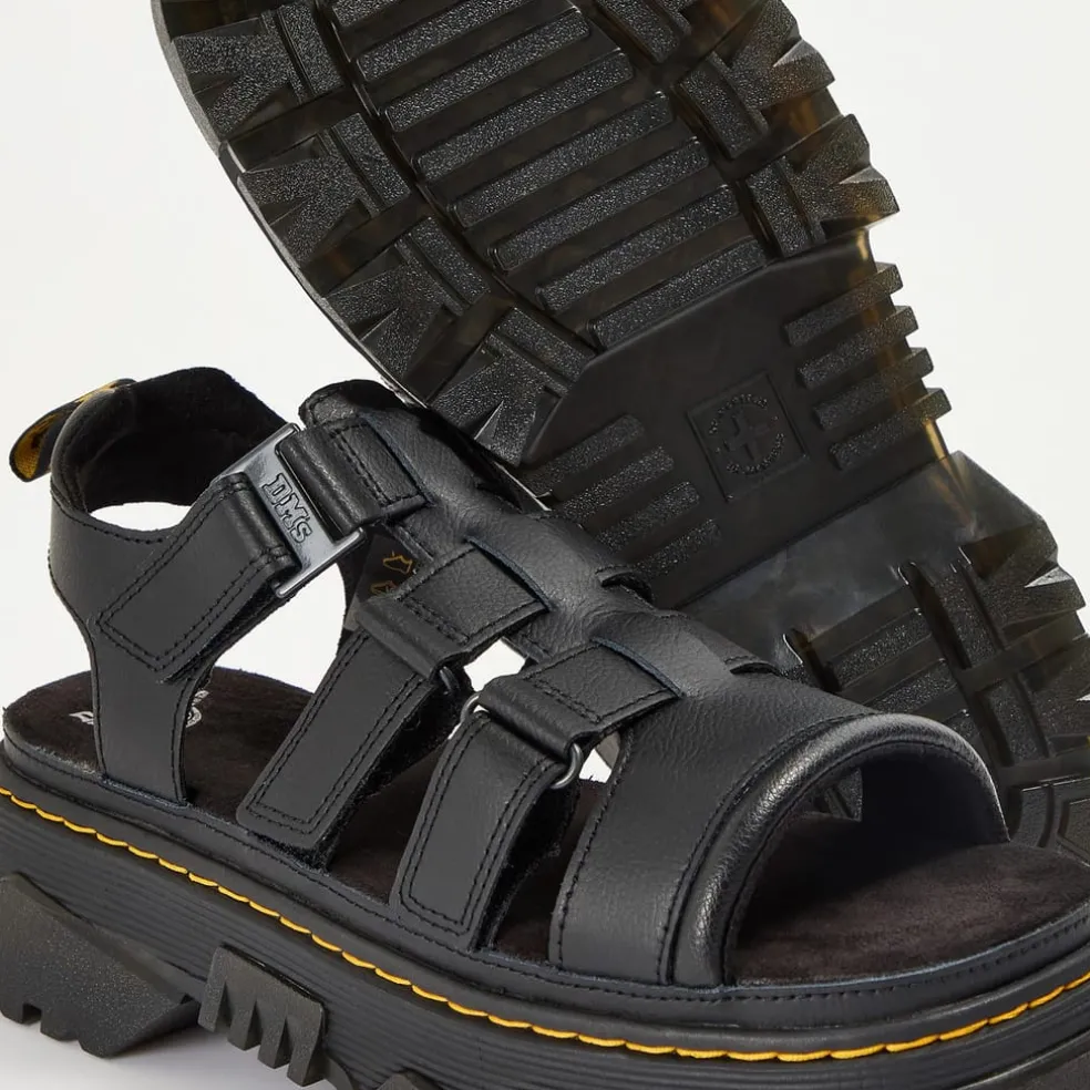 Dr Martens Mattison Gladiator Sandal in Black