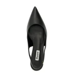 Dune London Capitol Kitten Pumps in Black