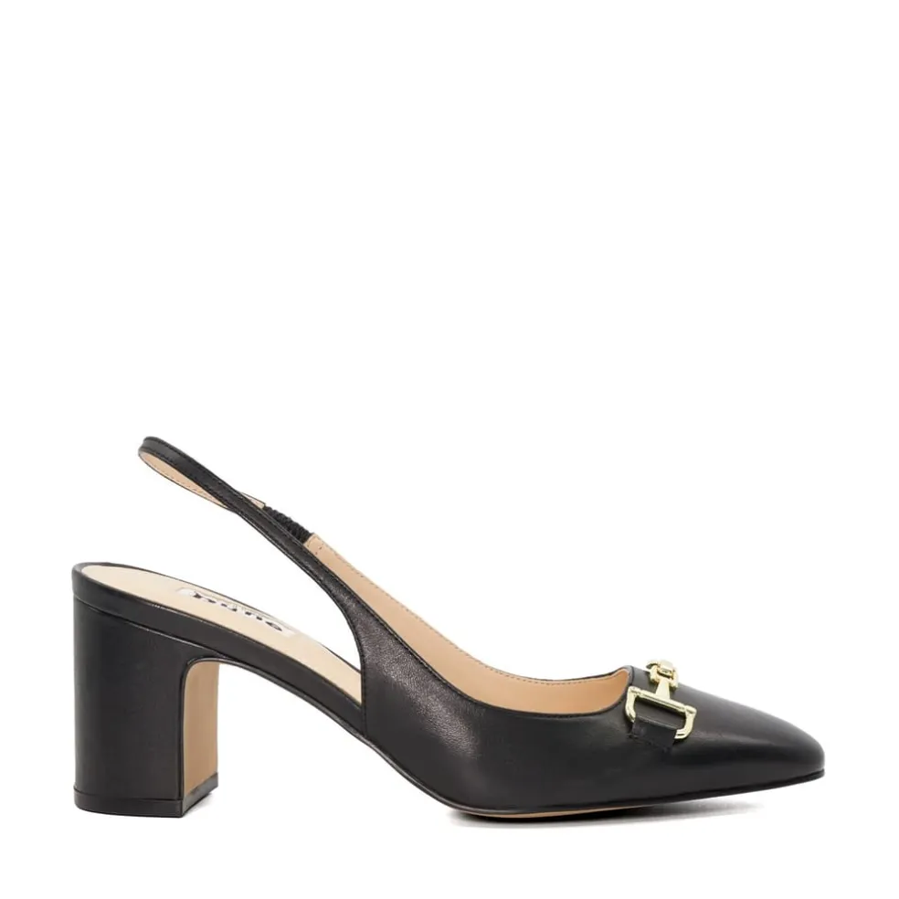 Dune London Detailed Pumps in Black