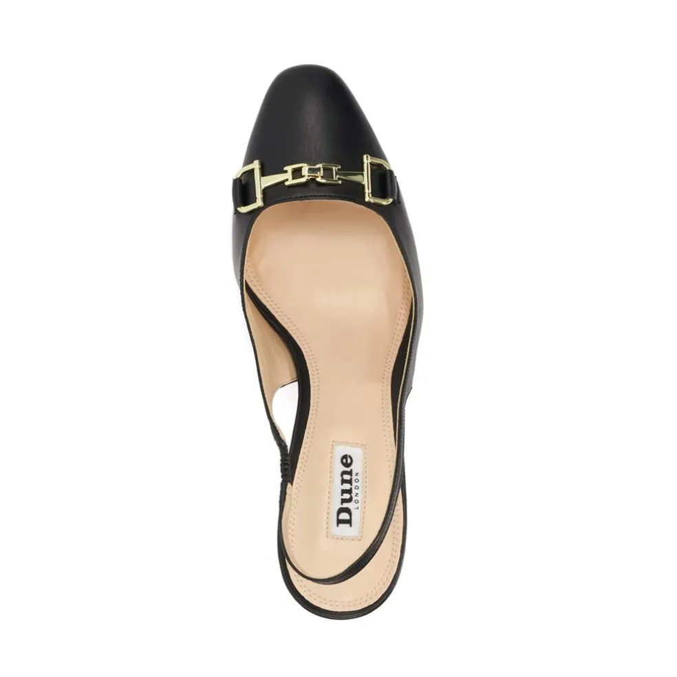 Dune London Detailed Pumps in Black
