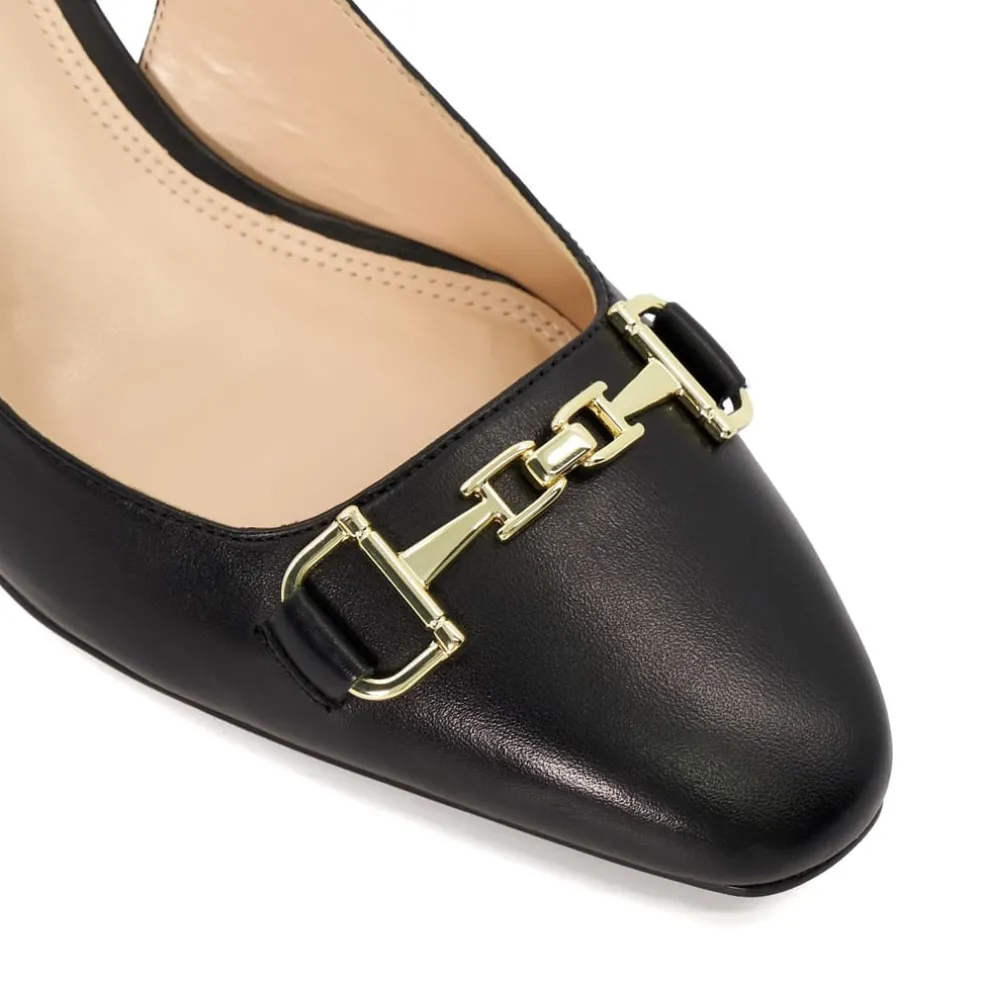 Dune London Detailed Pumps in Black