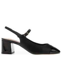Dune London Devised Sling-Back Mary Jane Shoes in Black