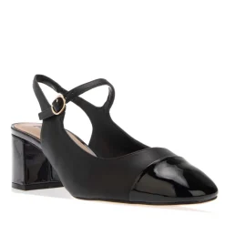 Dune London Devised Sling-Back Mary Jane Shoes in Black