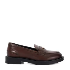 Dune London Grouped Penny Loafers in Brown