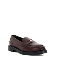 Dune London Grouped Penny Loafers in Brown