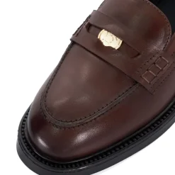 Dune London Grouped Penny Loafers in Brown