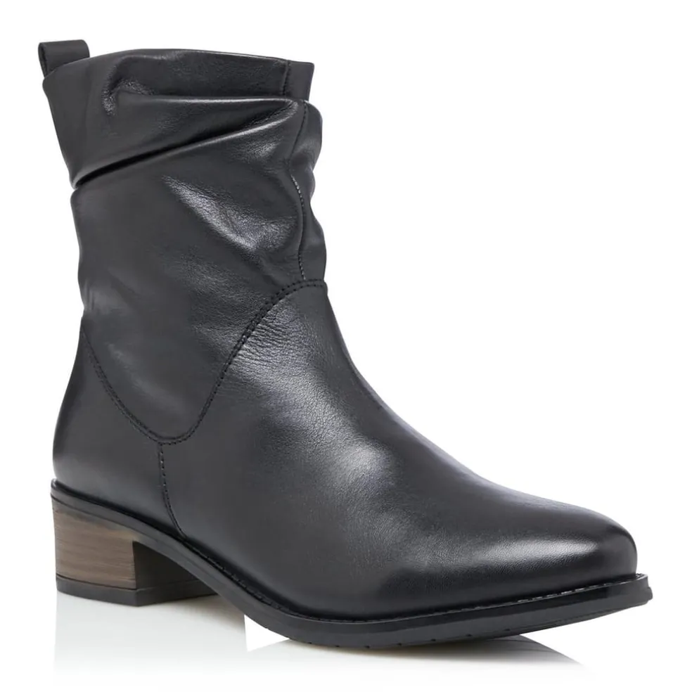 Dune London Heeled Ankle Boots in Black