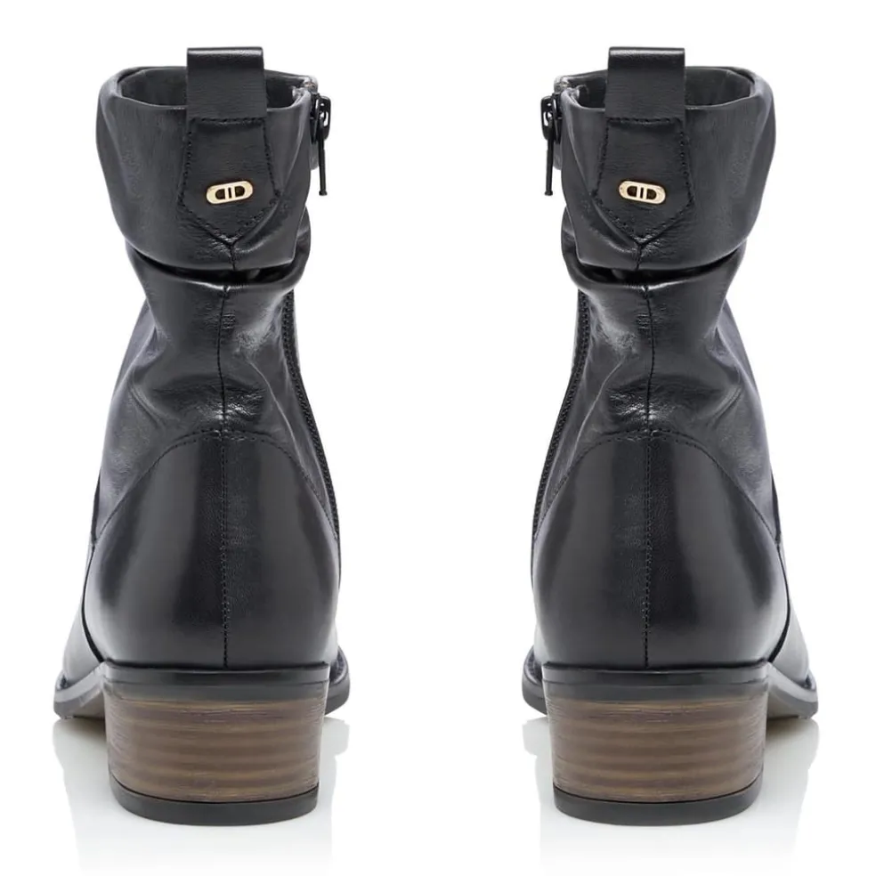 Dune London Heeled Ankle Boots in Black