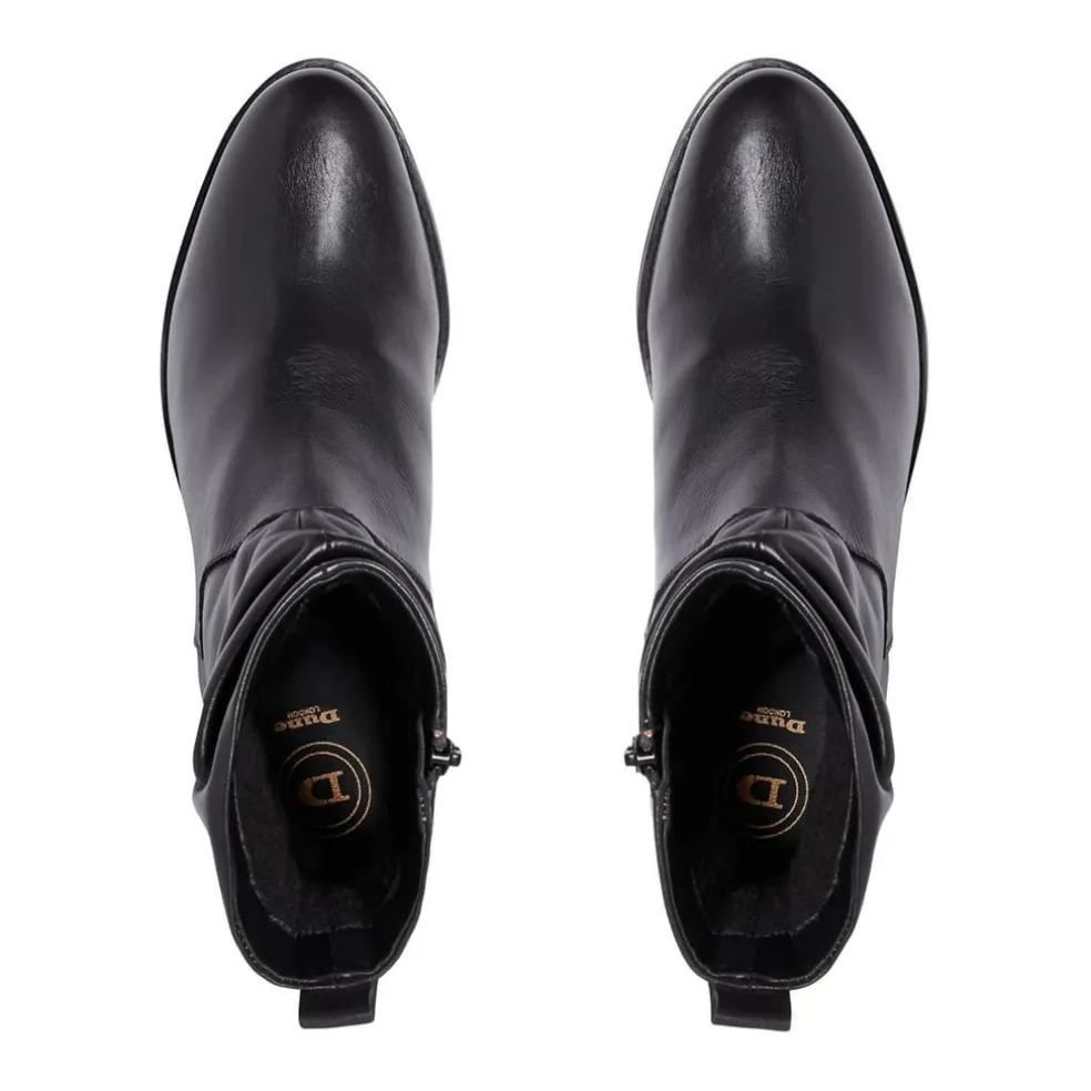 Dune London Heeled Ankle Boots in Black