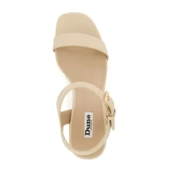Dune London Jarell Platform Sandals in Ecru