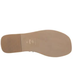 Dune London Loxx Plait Toe Post Sandals in Ecru