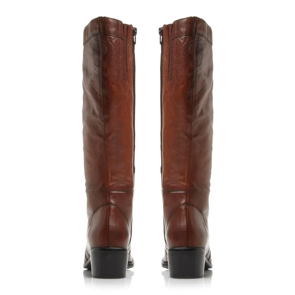 Dune London Pixie Boot Ladies in Brown
