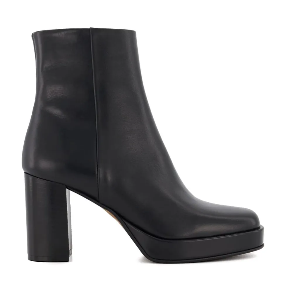 Dune London Platform Boots in Black