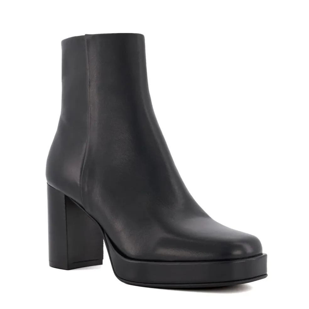 Dune London Platform Boots in Black