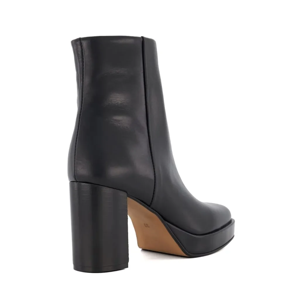 Dune London Platform Boots in Black