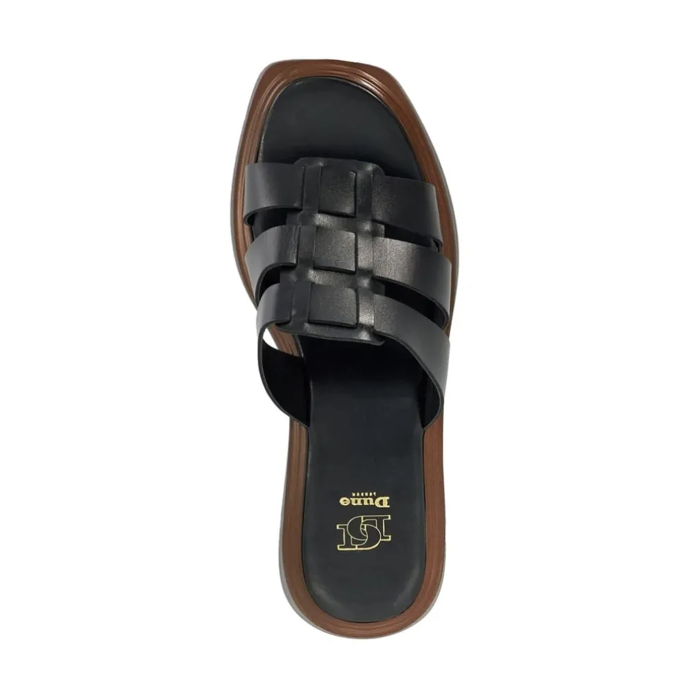 Dune London Platform Sandals in Black