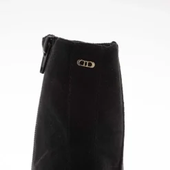 Dune London Prisha Block-Heel Ankle Boots in Black