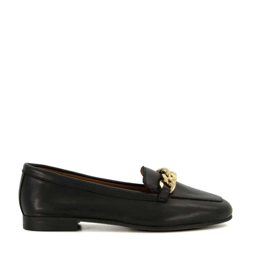 Dune London Womens Loafers in Black