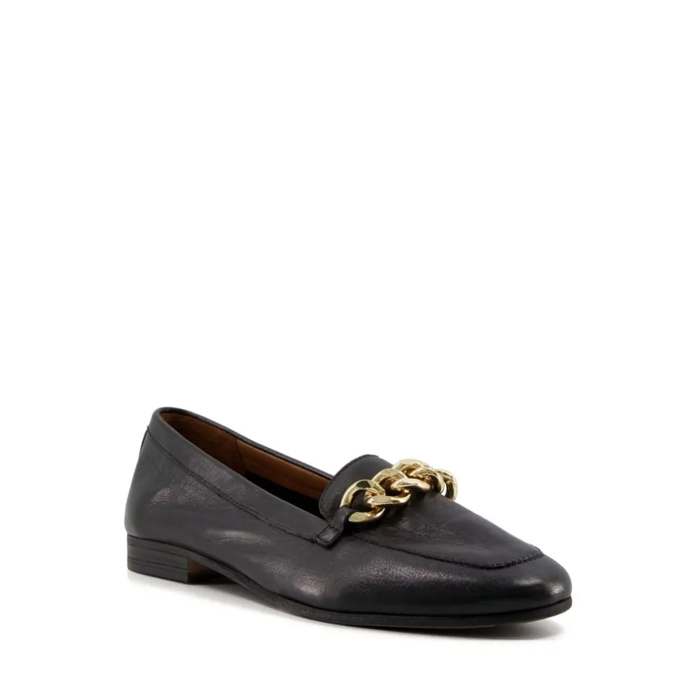 Dune London Womens Loafers in Black