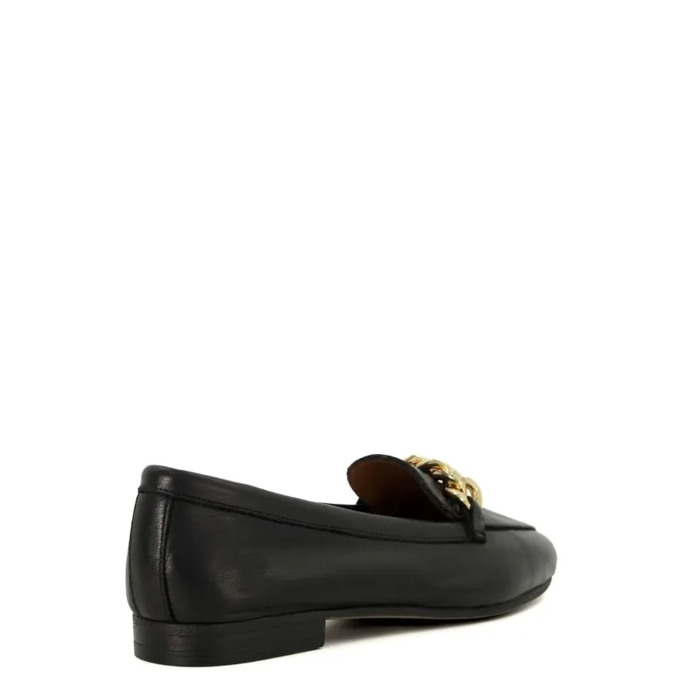 Dune London Womens Loafers in Black