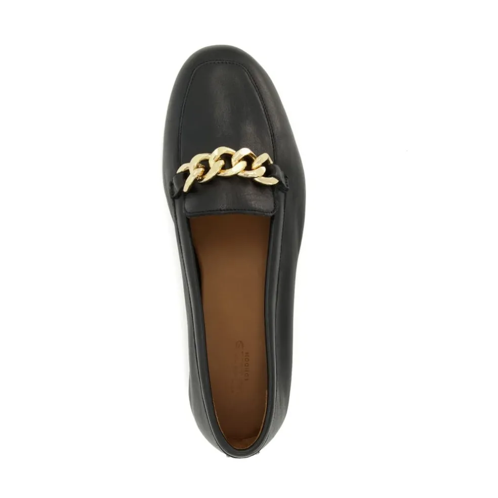 Dune London Womens Loafers in Black