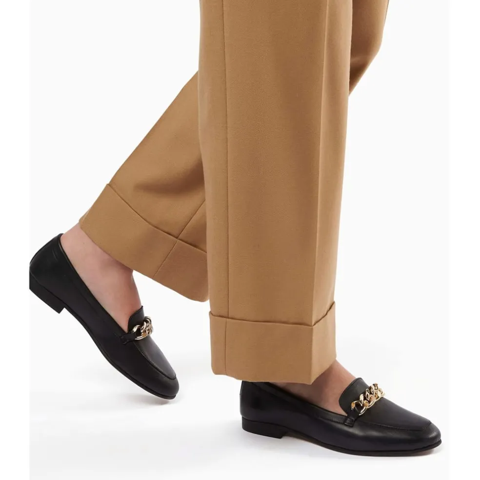 Dune London Womens Loafers in Black