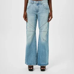 EB Denim Bowie Wide Leg Relaxed Fit Jean in Blue