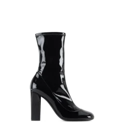 Emporio Armani EA7 Chelsea Block Heel Boots in Black