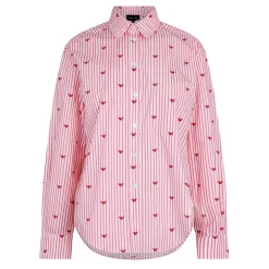Emporio Armani EA7 Emporio Collared Neck Long Sleeve Shirt in White