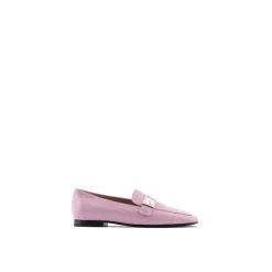 Emporio Armani EA7 Patent Penny Loafer Moccasin in Pink