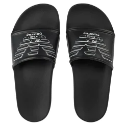 Emporio Armani EA7 Sliders in Black