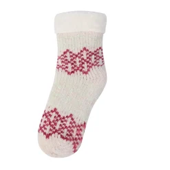 Firetrap Chenille Crew Socks in Pink