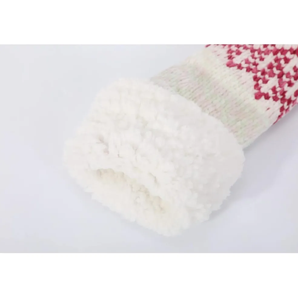 Firetrap Chenille Crew Socks in Pink