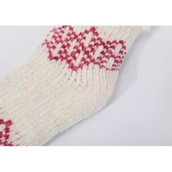 Firetrap Chenille Crew Socks in Pink