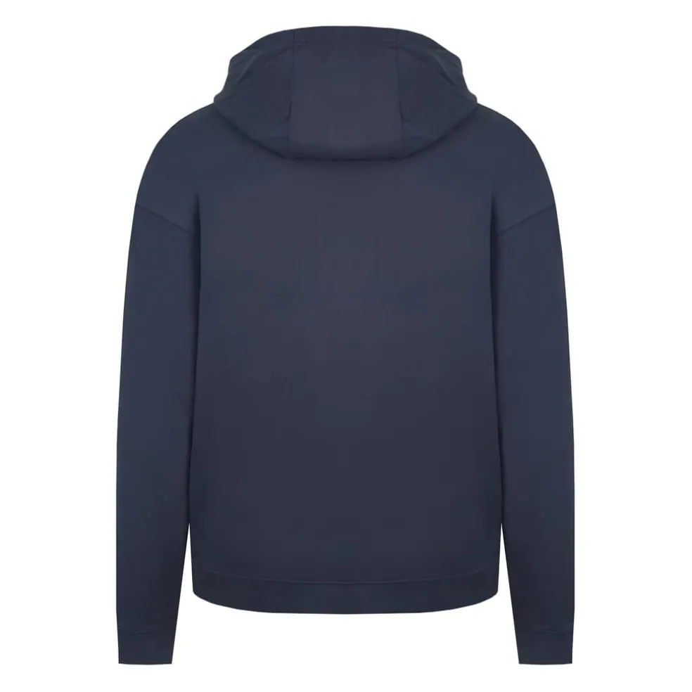 Firetrap Hooded Graphic Long Sleeve Sweatshirt in Grey