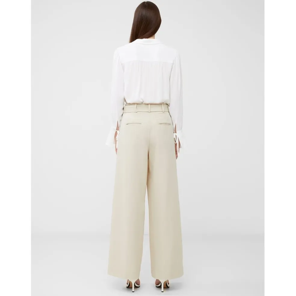 French Connection Everly Trousers in Cream