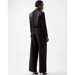 French Connection Gemma Shawl Neck Relaxed Fit Blazer in Black