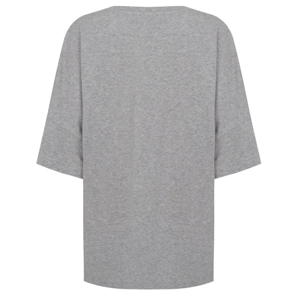 French Connection Oversized T-Shirt in Grey