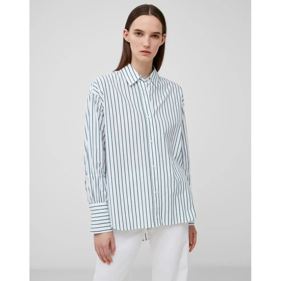 French Connection Rhodes Relaxed Fit Long Sleeve Shirt in White