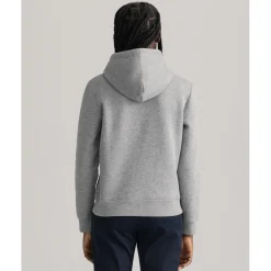 Gant Archive Shield Hoodie in Grey