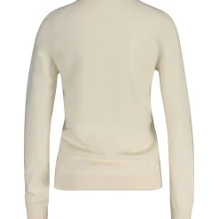 Gant Lambswool V-Neck Regular Fit Sweater in Cream