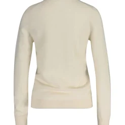 Gant Lambswool V-Neck Regular Fit Sweater in Cream
