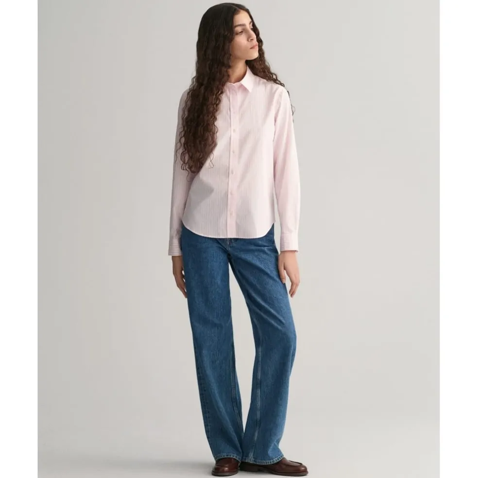 Gant Striped Shirt in Pink