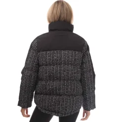 Gant Tweed Down Jacket in Black
