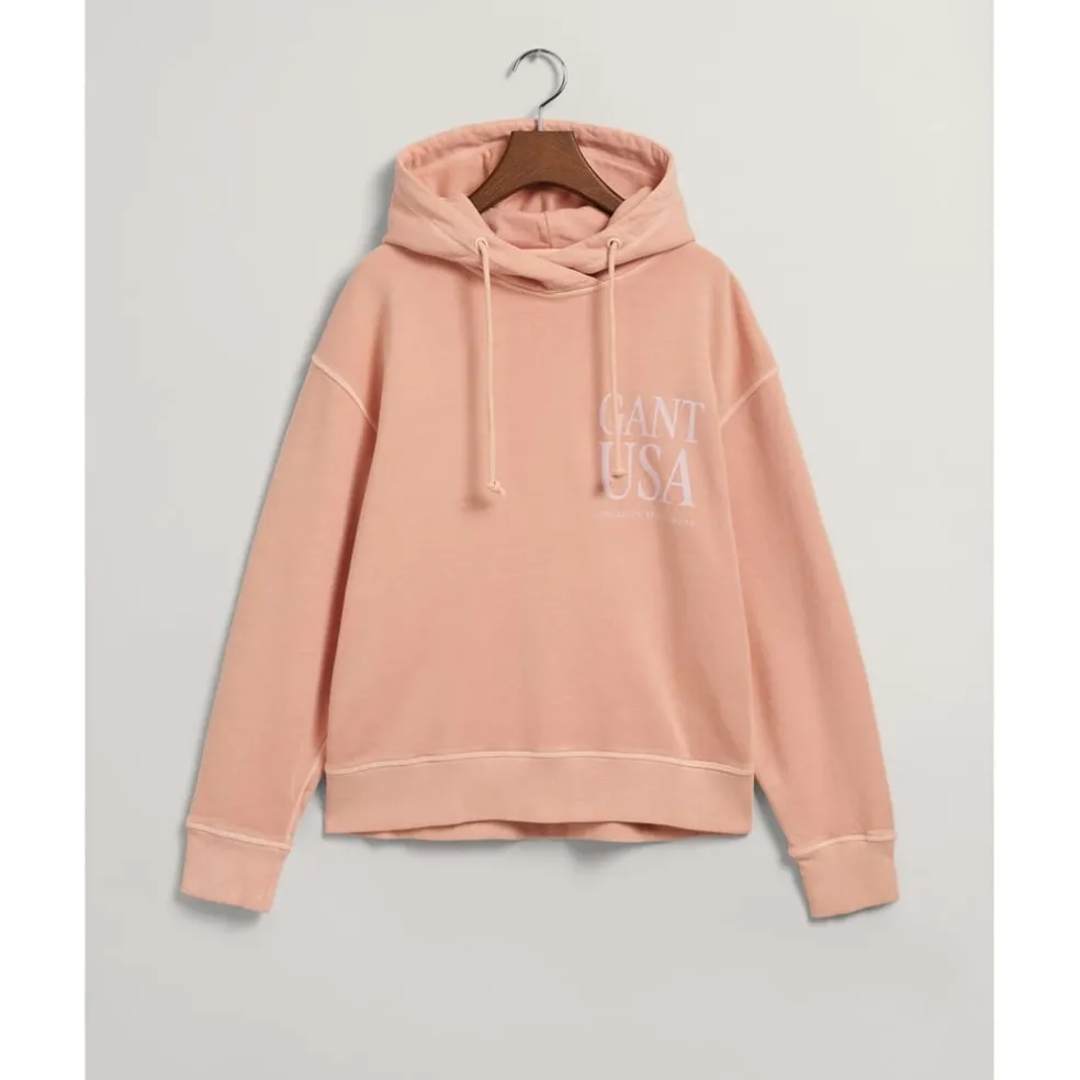Gant Usa Hoodie in Orange