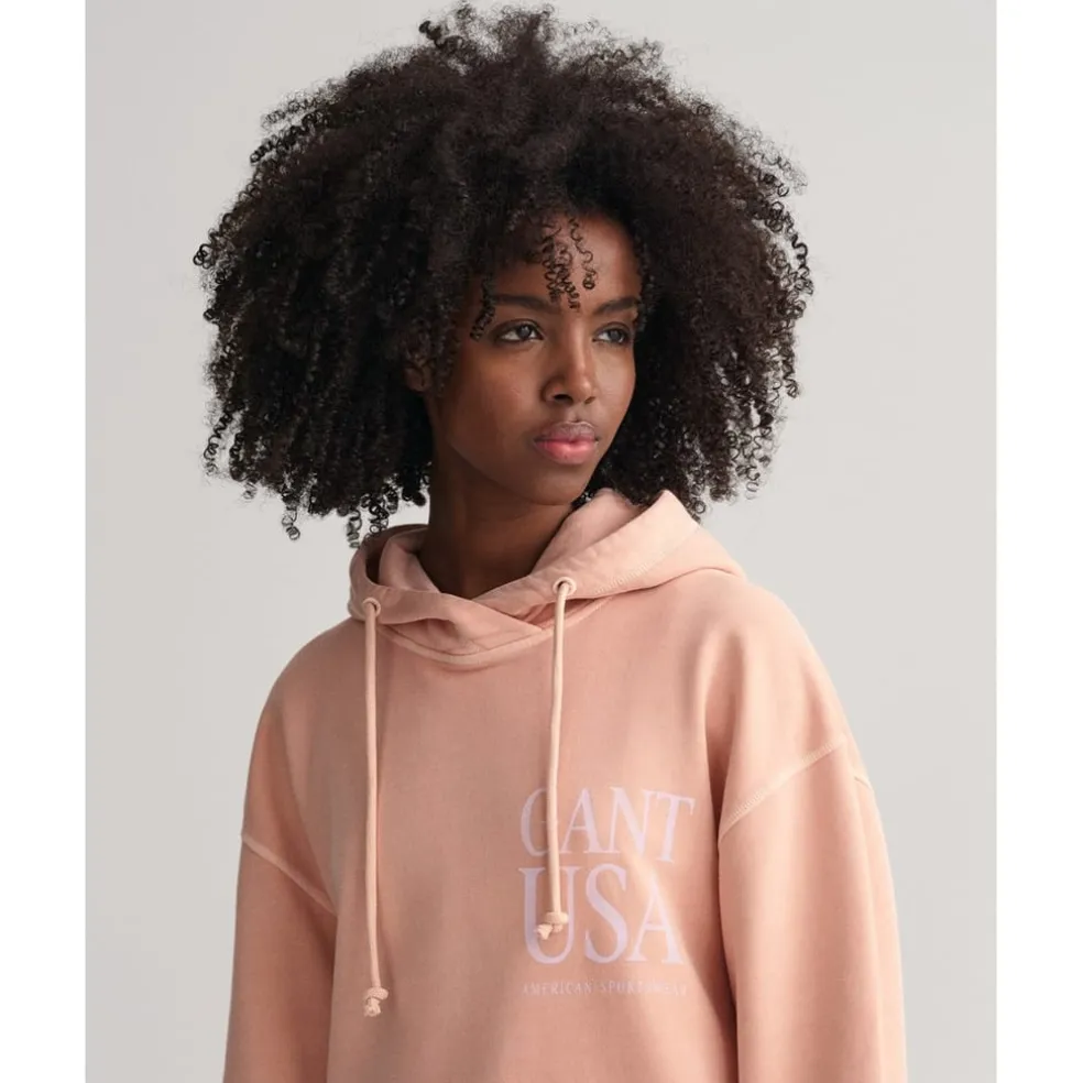 Gant Usa Hoodie in Orange