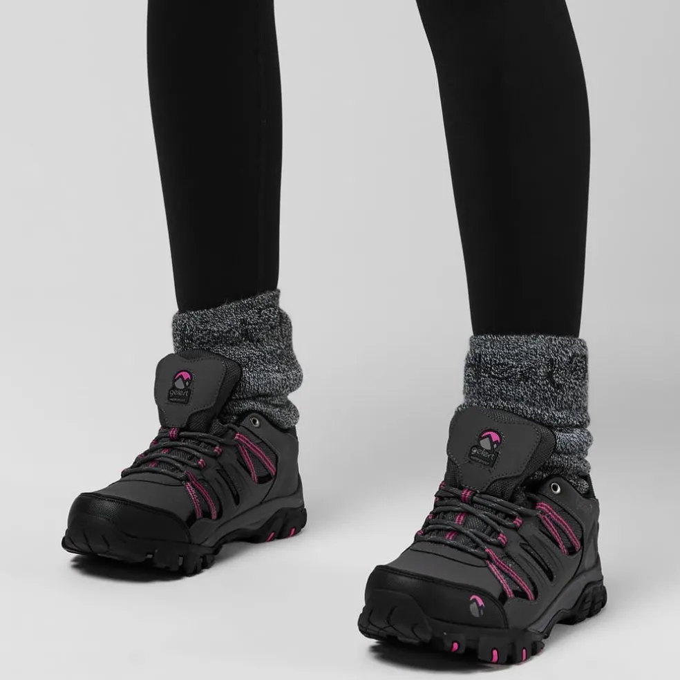 Gelert Womens Horizon Low Wp Walking Shoes in Grey