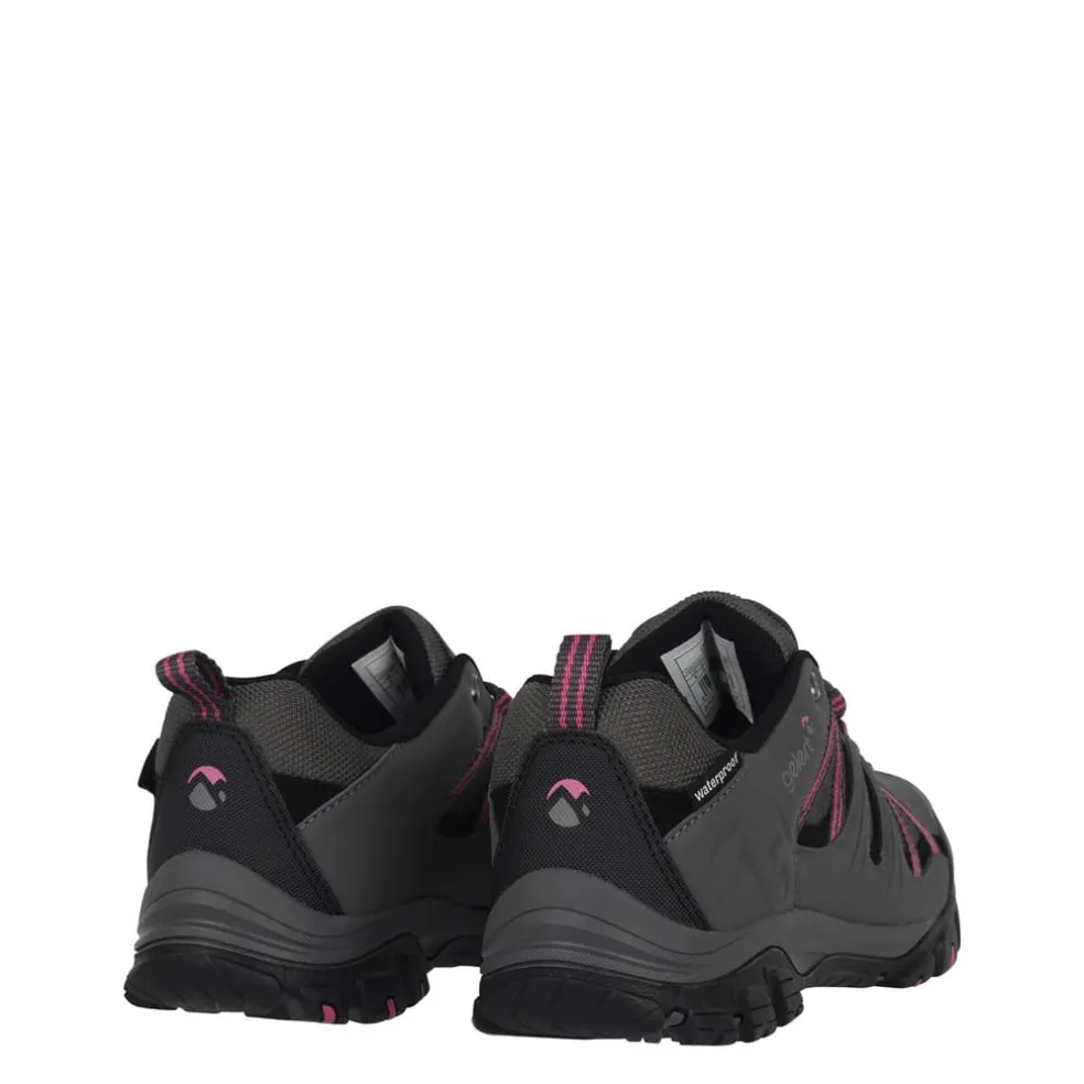 Gelert Womens Horizon Low Wp Walking Shoes in Grey